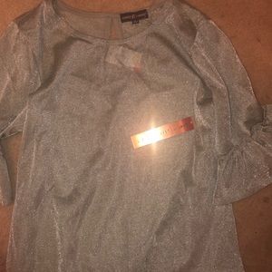 Pretty green lightly shimmer blouse